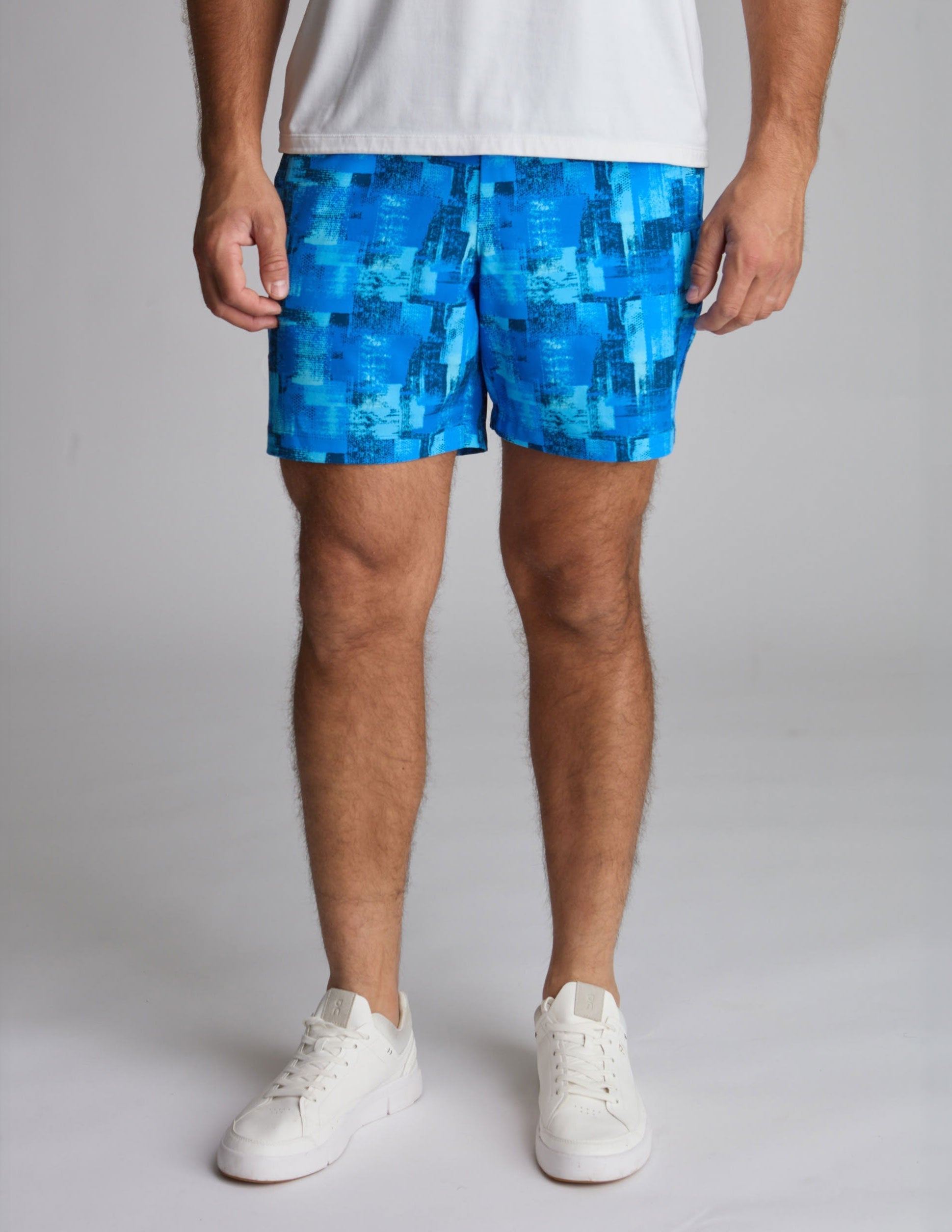 Gym Shorts - Blue-casso (The Deep Thoughts)
