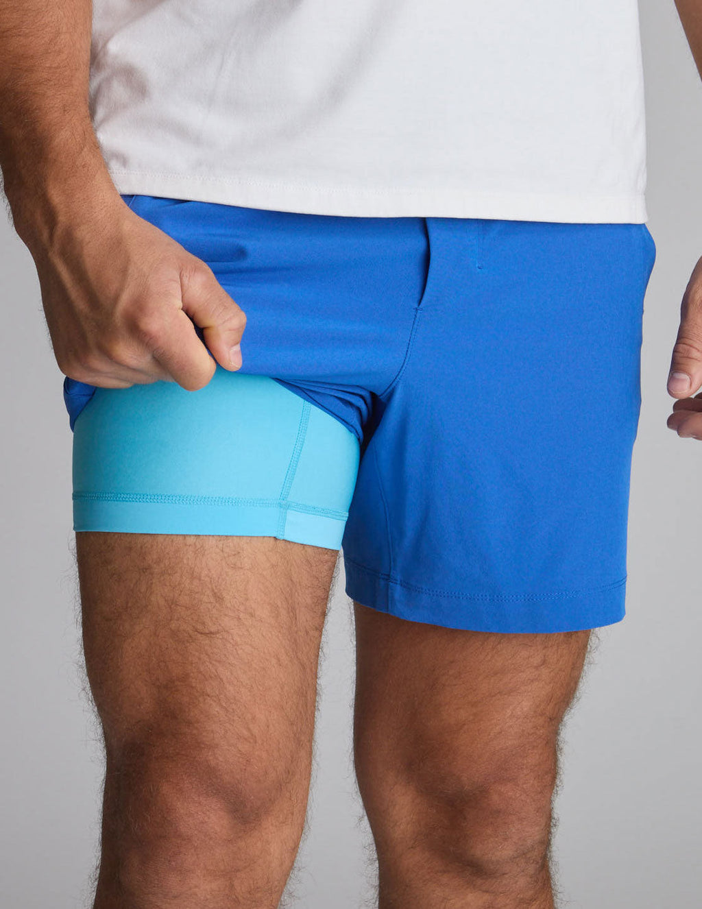 Gym Shorts - Wave Maker Blue (The Dock Gobblins)